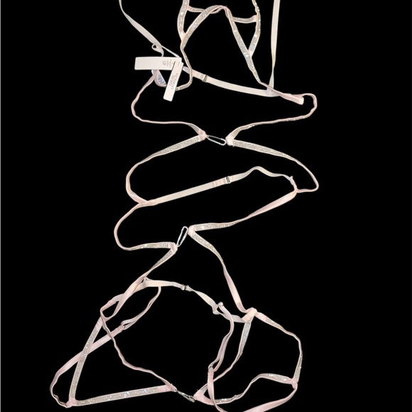 VS Sugar Coated Rhinestone Crotchless Teddy XL - Picture 5 of 6